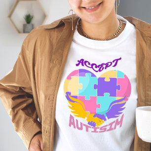 Accept Autism  Tri-Blend Shirt