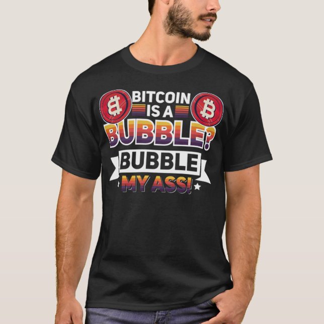 Accept Bitcoin Funny Cryptocurrency Crypto bibi an T-Shirt (Front)