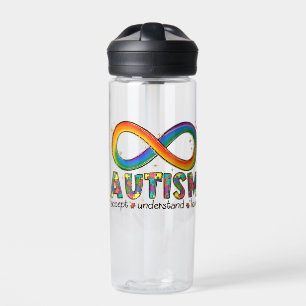 Accept Love Understand - Infinity Autism Awareness Water Bottle