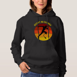 Accept no excuses Amputee athlete running with pro Hoodie