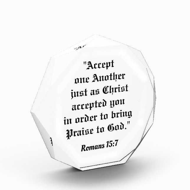 ACCEPT ONE ANOTHER  PHOTO BLOCK (Left)