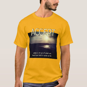 Accept sunset t-shirt