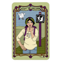 Accept The Challenge_A_4x6 Refrigerator Magnet