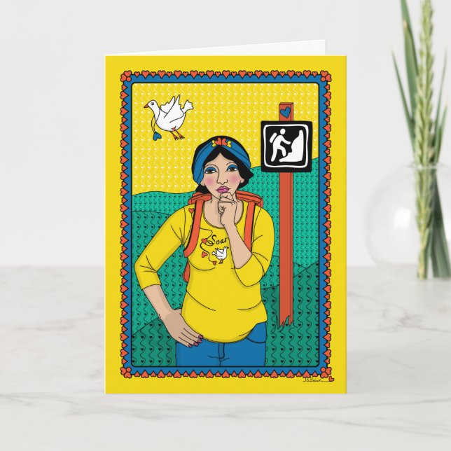 Accept The Challenge B_Greeting Card (Front)