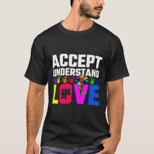 Accept Understand Love Autism Awareness Child T-Shirt