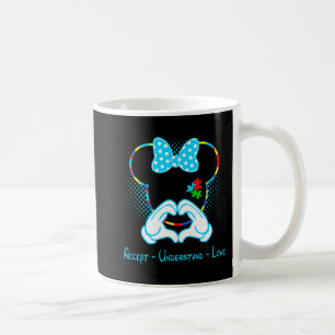 Accept Understand Love Autism Awareness - Mouse Au Coffee Mug