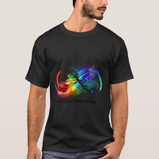 Accept Understand Love Autism Infinity Symbol Auti T-Shirt (Front)