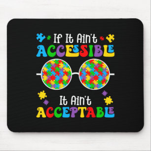 Acceptable Sungles Puzzle Autism Awareness Neurodi Mouse Pad
