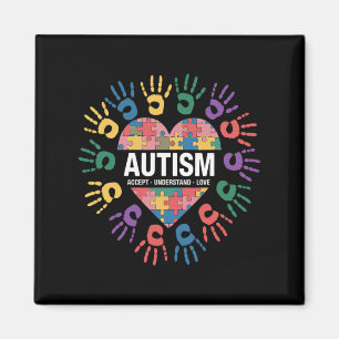 Acceptance And Love Embrace Autism Awareness  Magnet