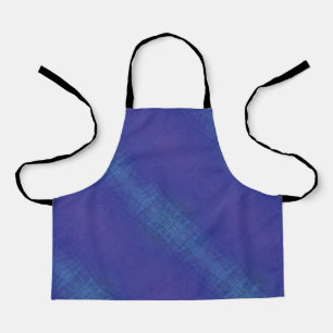 Acceptance   Blue Indigo Violet Shibori Pattern Apron