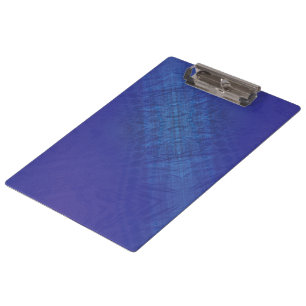 Acceptance Blue Indigo Violet Shibori Pattern Clipboard