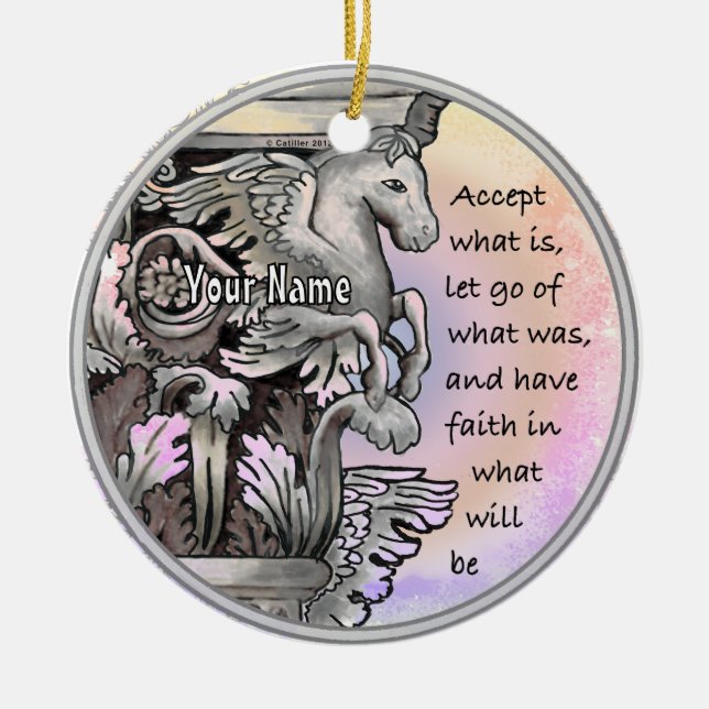 Acceptance Ceramic Ornament (Front)