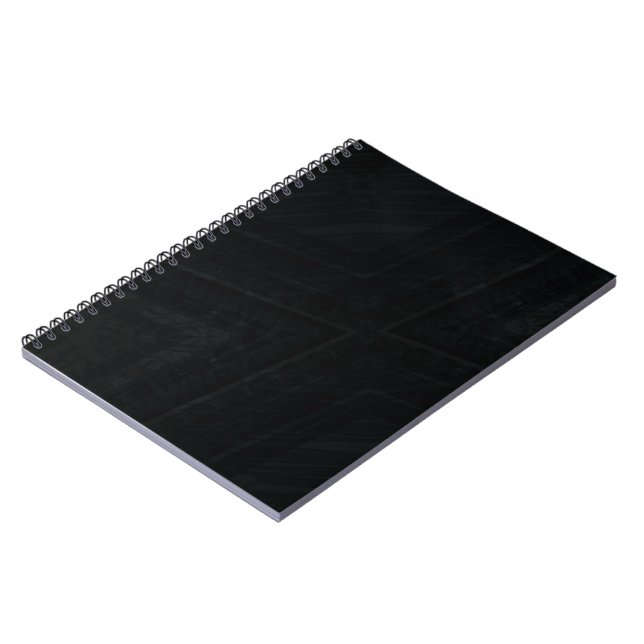 Acceptance | Dark Abstract Texture Notebook (Left Side)
