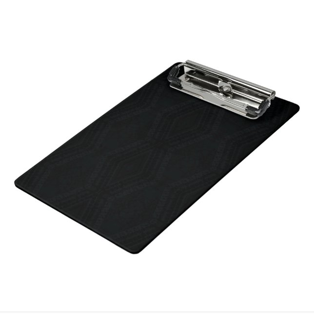 Acceptance | Dark Boho Texture Mini Clipboard (Angled3)