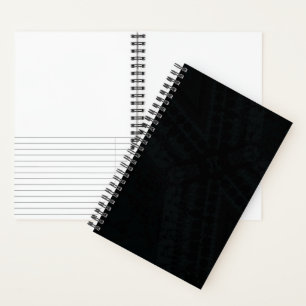 Acceptance   Dark Boho Texture Notebook