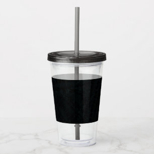 Acceptance Dark Geometric Texture Acrylic Tumbler