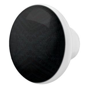 Acceptance   Dark Geometric Texture Ceramic Knob