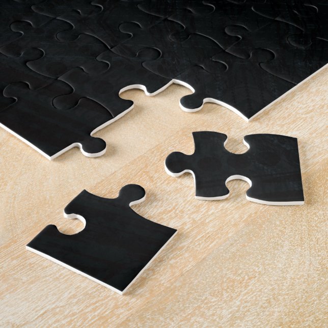 Acceptance | Dark Geometric Texture Jigsaw Puzzle (Side)