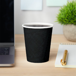 Acceptance Dark Geometric Texture Paper Cups