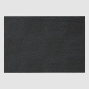 Acceptance Dark Geometric Texture Tissue Paper