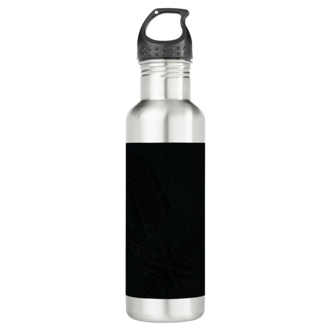Acceptance | Dark Gothic Texture 710 Ml Water Bottle (Front)