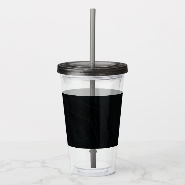 Acceptance | Dark Gothic Texture Acrylic Tumbler (Front)