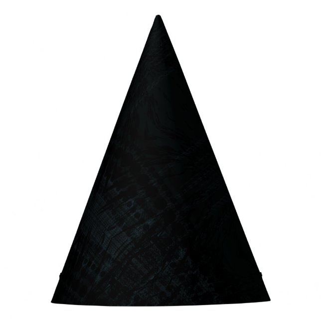 Acceptance | Dark Shibori Texture Party Hat (Front)