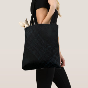 Acceptance   Dark Shibori Texture Tote Bag