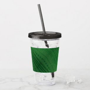 Acceptance   Green Eclectic Boho Pattern Acrylic Tumbler