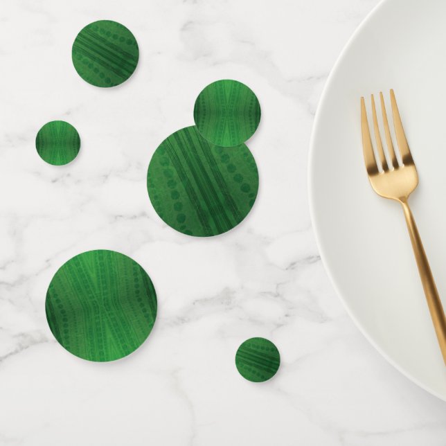 Acceptance | Green Eclectic Boho Pattern Confetti (Group)