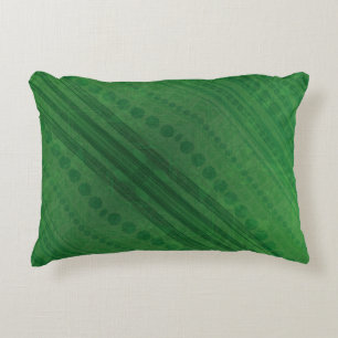 Acceptance   Green Eclectic Boho Pattern Decorative Cushion