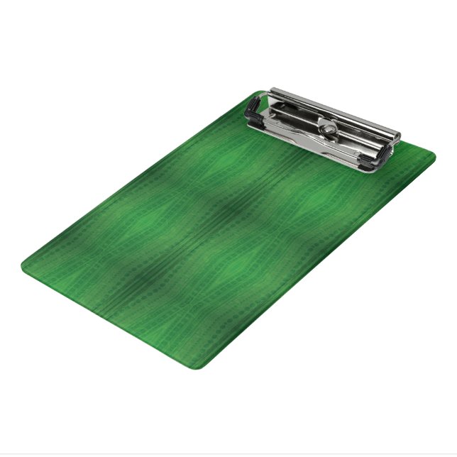 Acceptance | Green Eclectic Boho Pattern Mini Clipboard (Angled3)