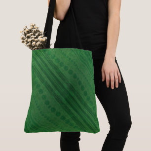 Acceptance   Green Eclectic Boho Pattern Tote Bag