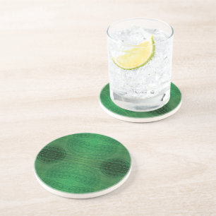 Acceptance   Green Meditation Medallions Coaster