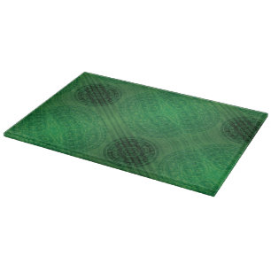 Acceptance Green Meditation Medallions Cutting Board