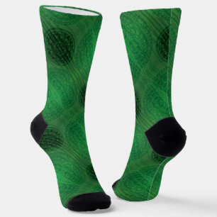 Acceptance Green Meditation Medallions Socks