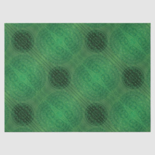 Acceptance Green Meditation Medallions Tissue Paper