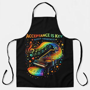 Acceptance Is Key Autism Awareness Apron