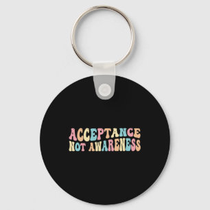 Acceptance Neurodiversity Autism Neurodivergent 1 Key Ring