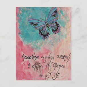 Acceptance postcard