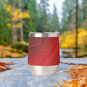 Acceptance   Red Eclectic Boho Pattern