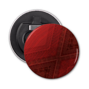 Acceptance Red Eclectic Boho Pattern Bottle Opener