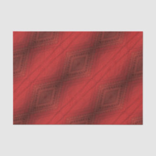 Acceptance Red Eclectic Boho Pattern Tissue Paper
