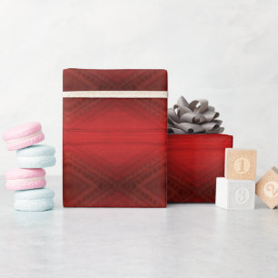 Acceptance   Red Eclectic Boho Pattern Wrapping Paper