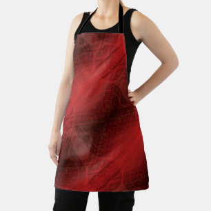 Acceptance   Red Meditation Medallions Apron