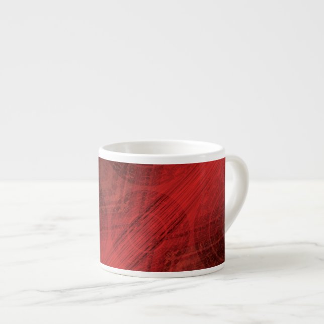 Acceptance | Red Meditation Medallions Espresso Cup (Front Right)