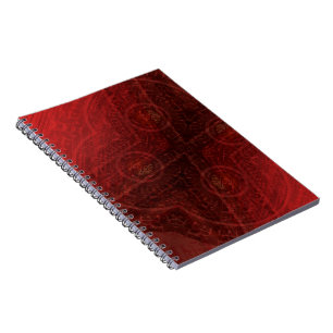 Acceptance   Red Meditation Medallions Notebook