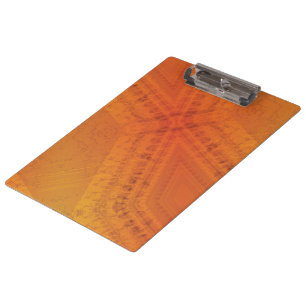 Acceptance Red Orange Yellow Shibori Pattern Clipboard