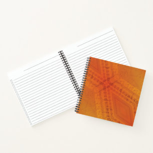 Acceptance   Red Orange Yellow Shibori Pattern Notebook