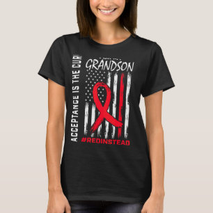 Acceptance Redinstead Wear Red Instead Autism Gran T-Shirt